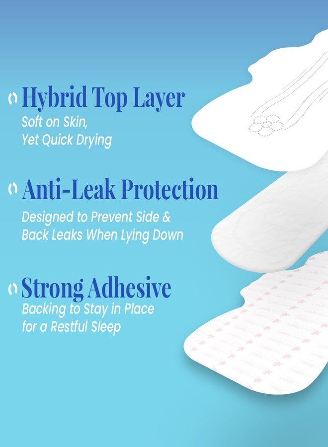 إيفرتين فوط صحية ليلية من إيفرتين ريلاكس للنساء (87 فوطة)، عرض خاص: اشتري 80 فوطة واحصلي على 7 فوط مجانًا، فوط صحية للتدفق الغزير - Image 2